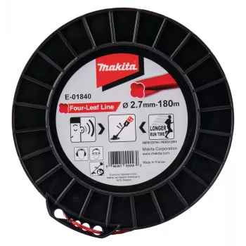 MAKITA Monofilamentinis nailoninis siūlas CLOVER 2,7 mm / 180 m