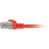 Tinklo laidas Sharkoon Patch SFTP RJ-45 Cat.7a 1m Raudonas