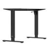 Ergo Office elektrinis reguliuojamo aukščio stalas, maks. aukštis 1160mm, maks. apkrova 80kg, be stalviršio, juodas, ER-400 B