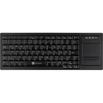 Klaviatūra GETT CleanType Xtra Touch USB QWERTZ vokiška juoda