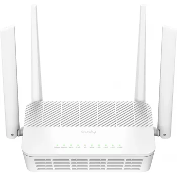 Belaidis maršrutizatorius Cudy AX3000 (Wi‑Fi 6 Dual‑band 2.4/5 GHz, Gigabit Ethernet, 4x LAN, 2402+574 Mbps)