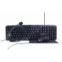 Gembird KBS-UO4-01 Klaviatūra ir pelė, USB, QWERTY, JAV anglų, juoda