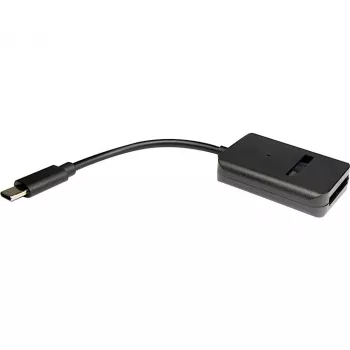 INTER-TECH adapteris M.2 į USB Type-C K-1696-P2, moteriška M.2, vyriškas USB-C, 5V, 37×54×12 mm, juodas