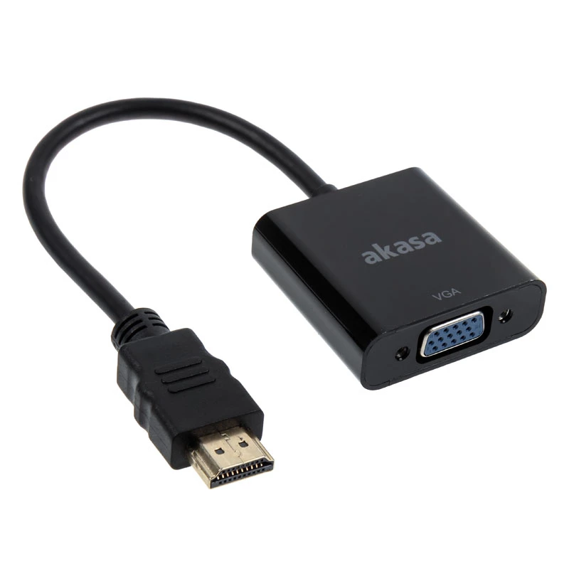 Vaizdo kabelio adapteris Akasa AK-CBHD15-20BK