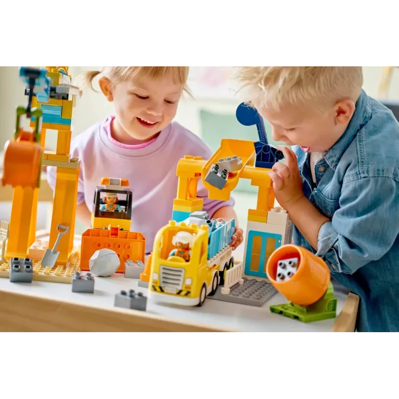 LEGO DUPLO 10476 3 viename Statybvietė ir transporto priemonės