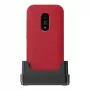 Sulankstomas telefonas Doro Leva E22, 2,8 colio (7,11 cm) ekranas, viena SIM, 0,3 MP kamera, 1150 mAh, 127,8 g, raudonai baltas