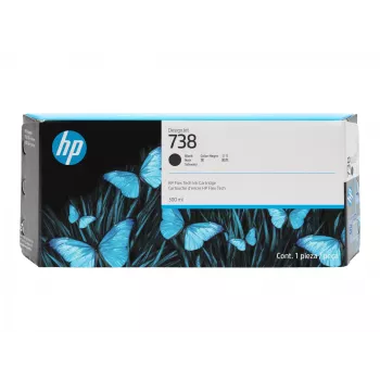 HP 738 300 ml juodos spalvos rašalo kasetė DesignJet