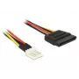 SATA maitinimo laidas DeLOCK 0,24 m 83877