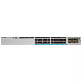 Cisco Catalyst 9300L-24P-4G-A - valdomas L3 jungiklis - 24 Gigabit Ethernet PoE+ prievadai