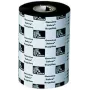 Termoperdavimo juosta Zebra 4800 Resin 220 mm x 450 m, juoda, šerdies Ø 25 mm