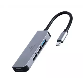 USB-C stotelė 4 prievadai, 3x USB 2.0, USB 3.1