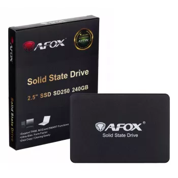 SSD 2,5 colio AFOX SD250-240GN 240 GB SATA III TLC, 555/510 MB/s, 75k/70k IOPS