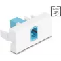 Modulis patch panel DELOCK 90899 SC Simplex aqua