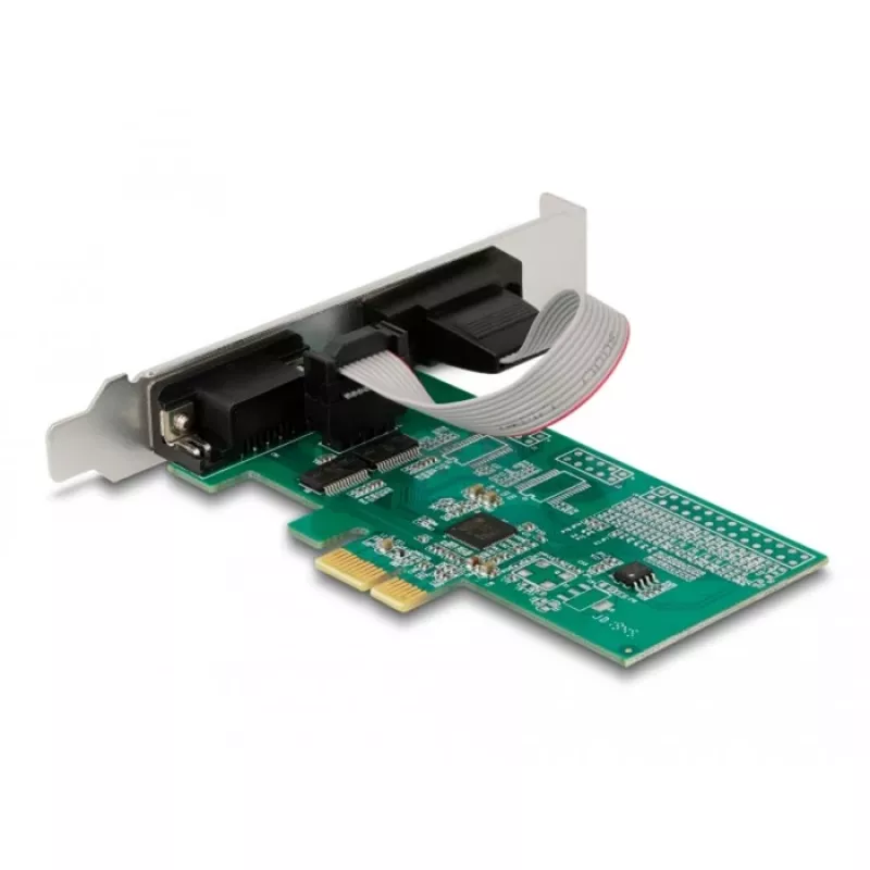 DeLOCK 89555 PCIe serijinė adapterio kortelė – 2 x RS-232