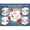 Kelioninis maitinimo adapteris GEMBIRD TPA-1A2C20-01-W — 20 W, USB-A (18 W) + 2× USB-C (20 W), E tipo kištukas, baltas