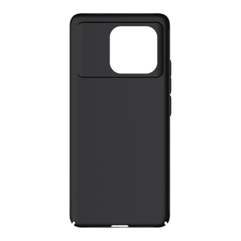 Apsauginis dėklas Nillkin Super Frosted Shield Pro, skirtas Xiaomi Redmi K70E / Poco X6 Pro 5G — juodas, kietas matinis neslystantis