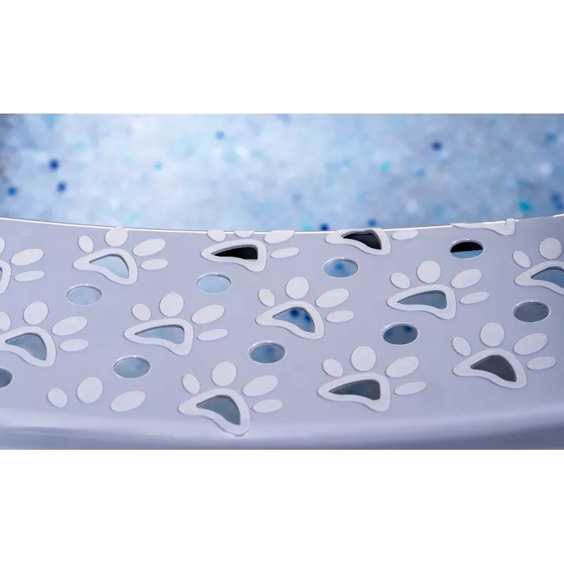 Katės tualetas DIAMENTIQ Bonita pilkas plastikinis 571×392×209 mm, 1 kg