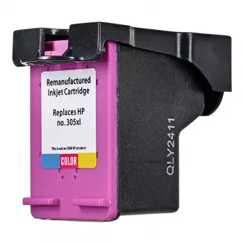 Spalvota rašalinė kasetė Superbulk HP 305XL (3YM63AE) 17 ml, suderinama su HP DeskJet 2820e