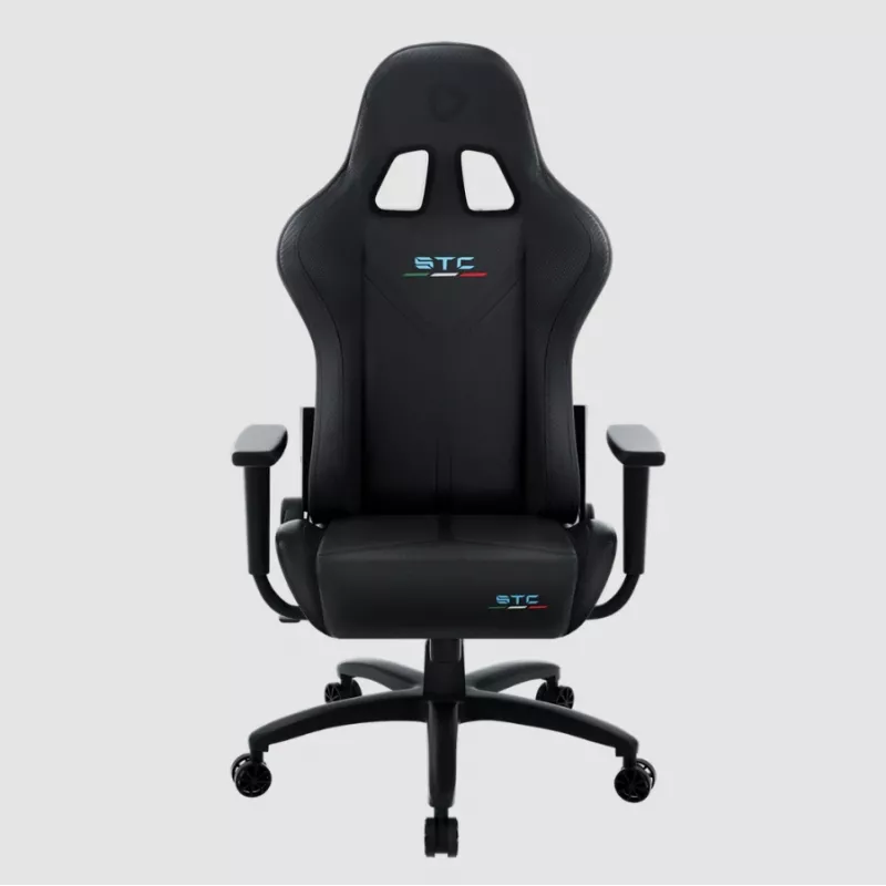 Žaidimų kėdė Onex STC Tribute Hardcore Black – ergonomiška PC / konsolės sėdynė su reguliuojamu aukščiu ir atlošimu