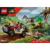 LEGO Jurassic World 76972 Raptor pabėgimas visureigiu, 285 dalių, 2 minifigūrėlės, nuo 6 metų