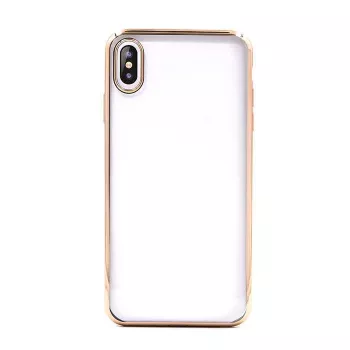 Apsauginis minkštas TPU dėklas Devia iPhone XS Max, auksinis
