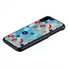 Apsauginis dėklas iKins iPhone XR — Juodas Poppin Rock dizainas
