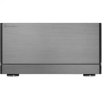 Korpusas SilverStone Crown 04 SST-CW04TB – HTPC, tamsiai pilkas, SSI-EEB