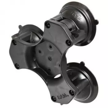 RAM Mounts Twist-Lock trigubo siurbtuko pagrindas, kompozitas, juodas RAP-365-224-1BU