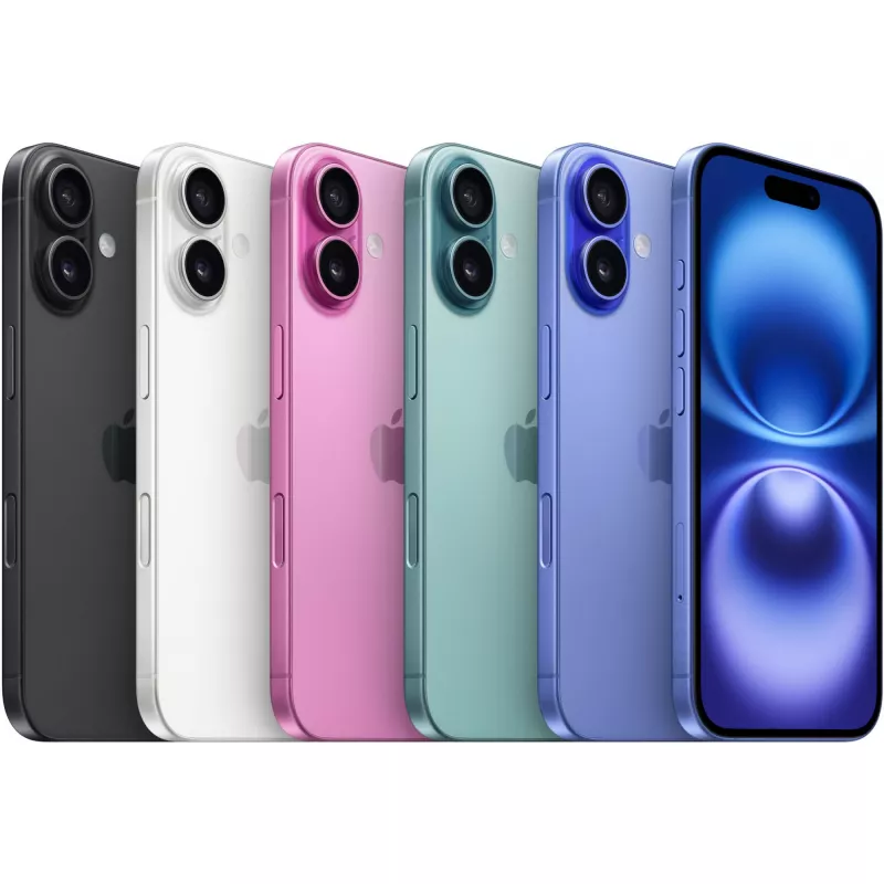 Apple iPhone 16 – 5G išmanusis telefonas – Dual-SIM / vidinė atmintis 256 GB