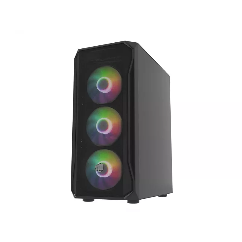 Korpusas Fury Shobo SH4F su RGB langu ir 4 ventiliatoriais MIDI
