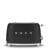 Skrudintuvas Smeg 50's Style TSF01BLMEU 2 dviems riekelėms, juodas, nerūdijantis plienas