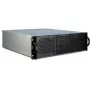 Inter-Tech 3U-30248 Rack juodas, nerūdijantis plienas