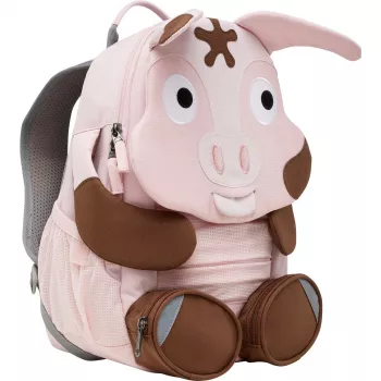 Vaikiška kuprinė Affenzahn Big Friend Tonie Pig rožinė/ruda