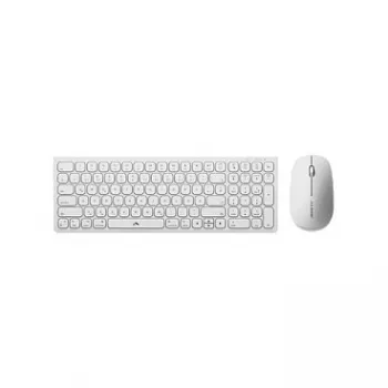 Alogic Echelon Compact USB-C BT klaviatūra vokiška + pelė balta - belaidė klaviatūra USB-C