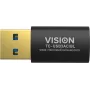 Vision Professional USB adapteris – USB A (kištukas) į USB-C (lizdas) – USB 3.0 – juodas (TC-USB3AC/BL)