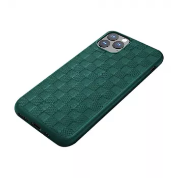 Minkštas apsauginis dėklas Devia Woven2 iPhone 11 Pro, žalias