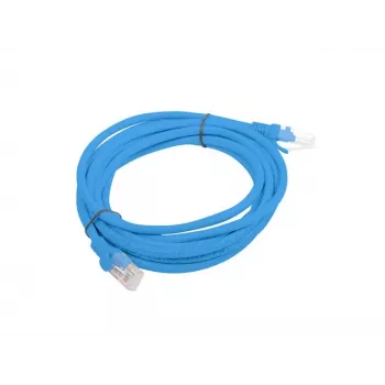 Patch laidų LANBERG PCU6-20CC-0300-B RJ45 Cat.6 3 m Mėlyna U/UTP CCA 250 MHz