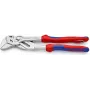 Knipex 86 05 250 T presavimo replės – chromuotas metalas, plastikinės rankenos, mėlyna/raudona, 58 mm, 25 cm
