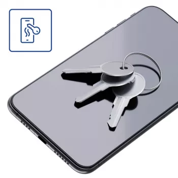 3MK FlexibleGlass Clear apsauginis stiklas Motorola Edge 50 Neo, atsparus kritimams, įbrėžimams ir smūgiams