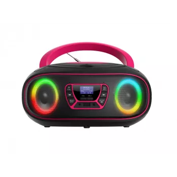 Nešiojamas CD grotuvas Denver TDB-212P rožinis 3.6W DAB+ FM