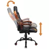 Žaidimų kėdė Subsonic SA5573-D4, sintetinė oda, juoda-oranžinė