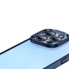 Apsauginis dėklas Baseus iPhone 14 Pro – permatomas su blizgučiais mėlynas