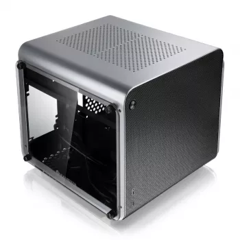 Kompiuterio korpusas Raijintek METIS EVO TG Mini-ITX, sidabrinis