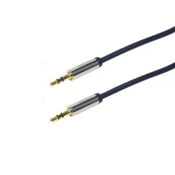 LOGILINK CA10100 LOGILINK - Garso kabelis 3,5 mm lizdas 1 m Mėlynas