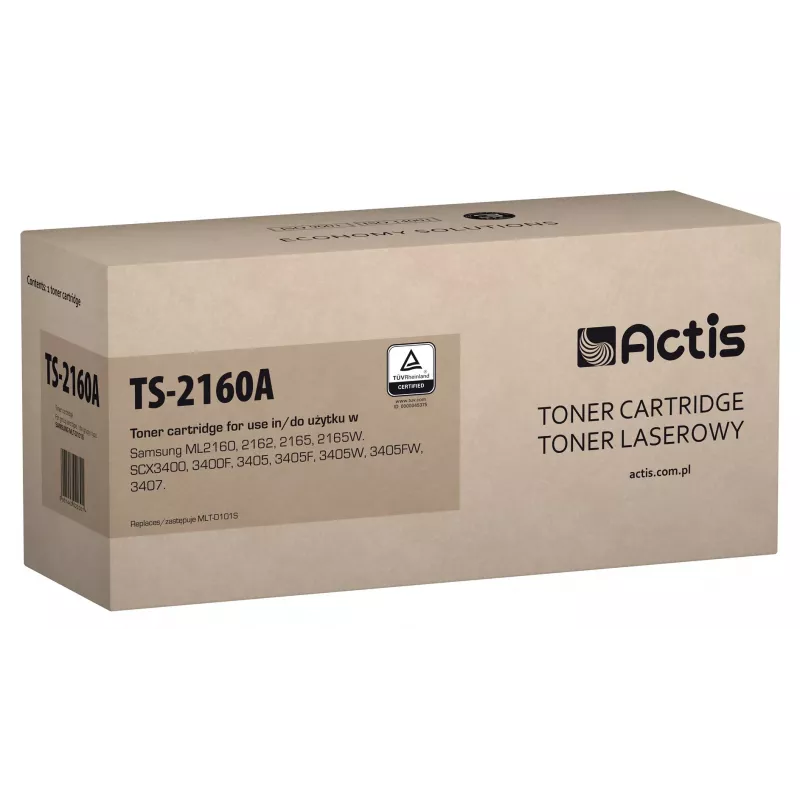 Actis TS-2160A Toner (pakaitalas Samsung MLT-D101S; standartinis; 1500 puslapių; juoda)