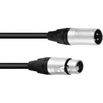 XLR garsiakalbių kabelis PSSO 2x2,5 mm 10 m juodas