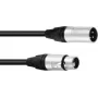 XLR garsiakalbių kabelis PSSO 2x2,5 mm 10 m juodas