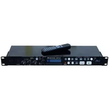 Medijos grotuvas Omnitronic DMP-102, 19 colių stovo, USB ir SD atkūrimas