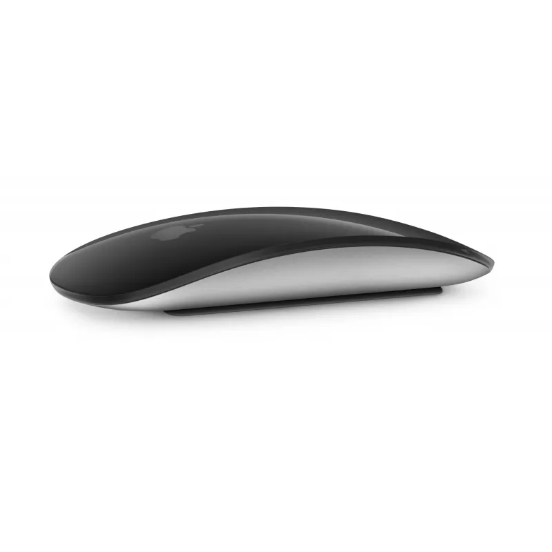 Apple Magic Mouse juoda – belaidė pelė su Multi-Touch paviršiumi