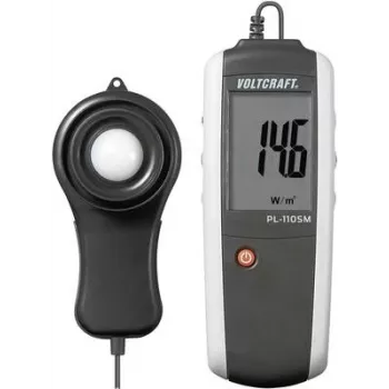 Voltcraft PL-110SM Saulės spinduliuotės matuoklis, fotovoltinis matavimo prietaisas, LCD ekranas, 0–1999 W/m²